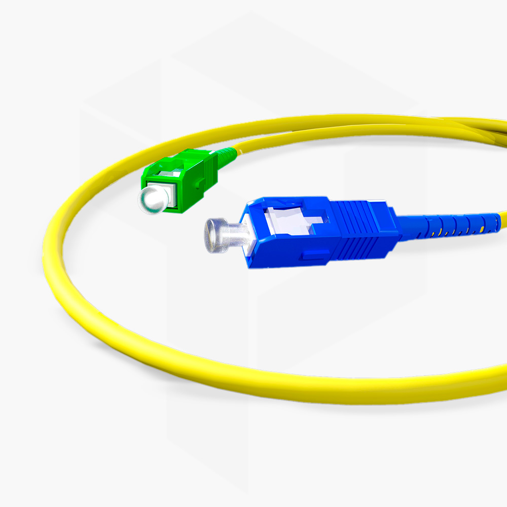 PATCHCORD SIMPLE MONOMODO 1 METRO SC/APCSC/PC • POWERFIBER